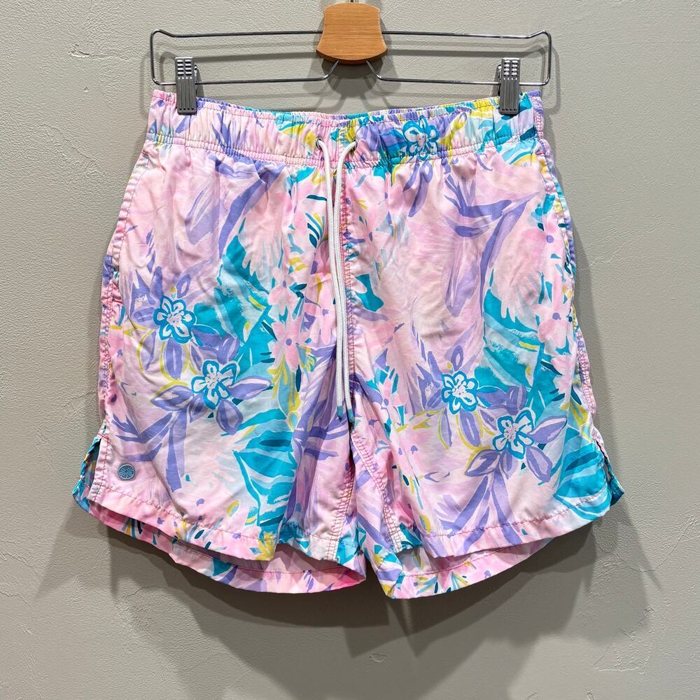 Lilly Pulitzer Men’s Capri Swim Trunks Chick Magnet - Size: Small